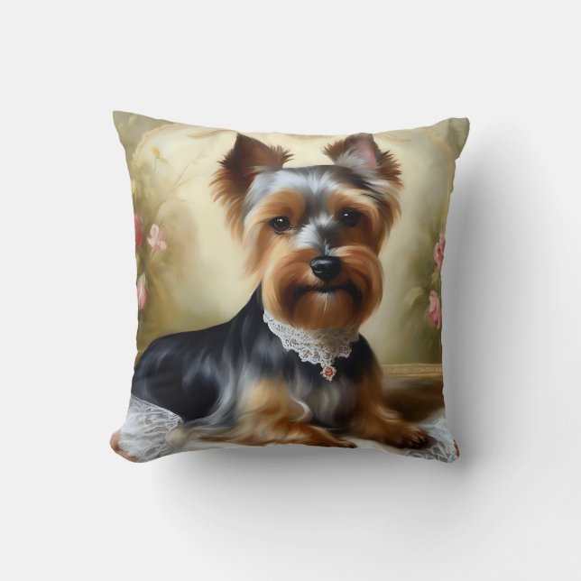 Beauty Yorkshire Terrier Cute Kudde (Framsida)