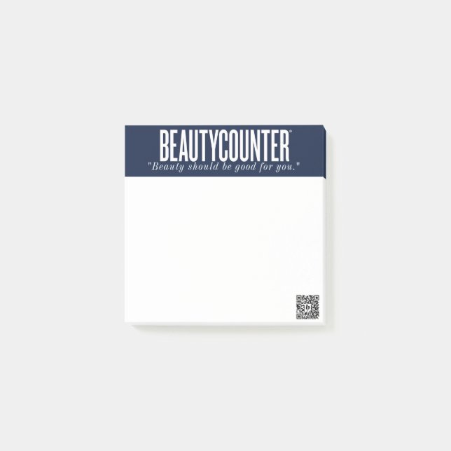 Beautycounter - anteckningar post-it block (Framsida)