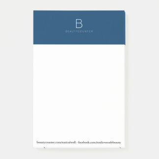 Beautycounter konsulentanteckningsblock post-it block