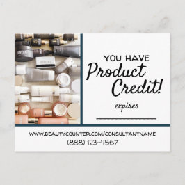Beautycounter Product Kredit-vykort Vykort