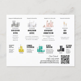 Beautycounter Skincare Regimens vykort
