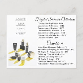 Beautycounter Skincare regimer Inbjudan Vykort