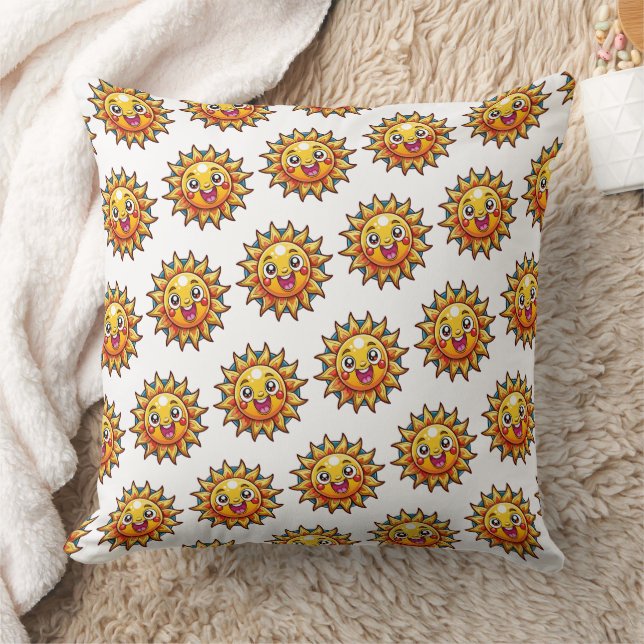 Beautyful Sunshine  Pattern  Design Kissen Kudde (Filt)