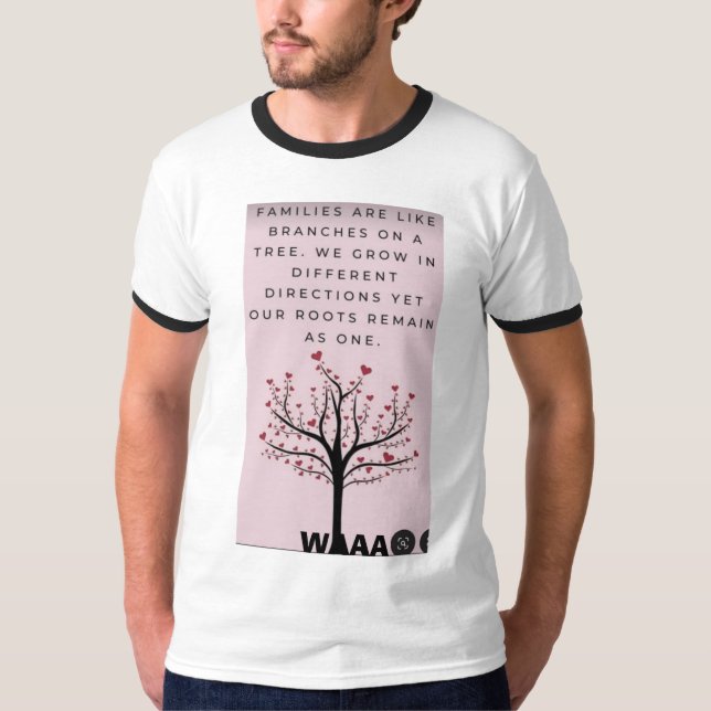 BEAUTYFUL TRÄD OCH HER GRENAR ÄR SÅ MENANDE FT-Shi T Shirt (Framsida)
