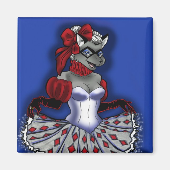 Beaux Arts Cat Magnet (Framsidan)