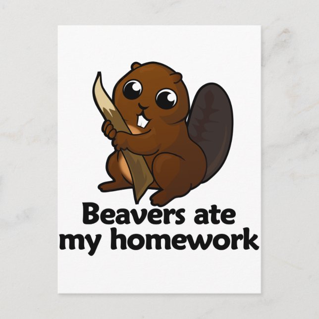 Beavate my homokey vykort (Framsida)