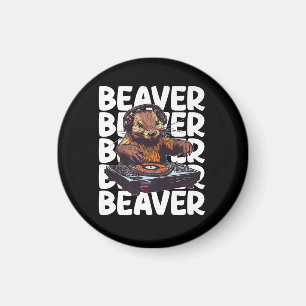 Beaver Älskare DJ Magnet
