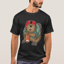 Beaver American Football T Shirt