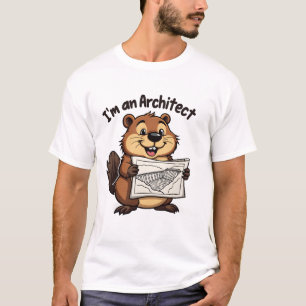 Beaver Architect - Dam Builder T Shirt