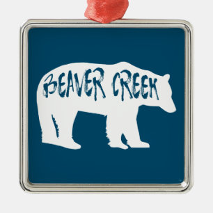 Beaver Bäck Colorado Bear Julgransprydnad Metall
