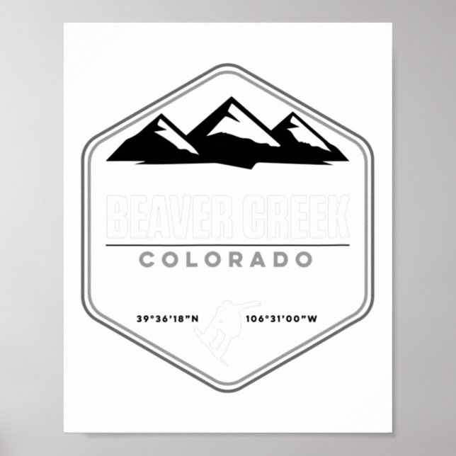 Beaver Bäck Colorado Snowboard Poster (Framsidan)