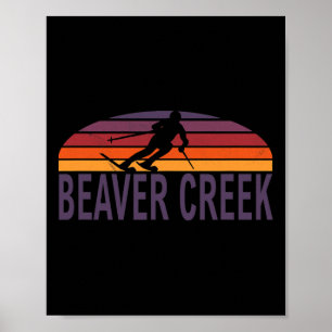 Beaver Bäck Colorado Usa Ski Resort Snowboarding Poster