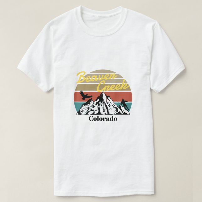 Beaver Bäck ski - Colorado T Shirt (Design framsida)