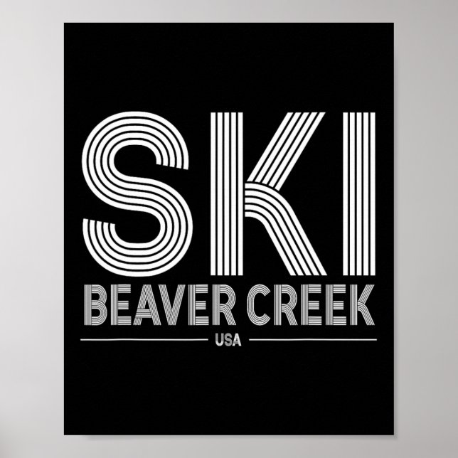 Beaver Bäck Ski Resort Usa Rocky mountains Americ Poster (Framsidan)
