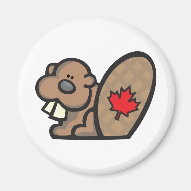 Beaver canada magnet (Framsidan)