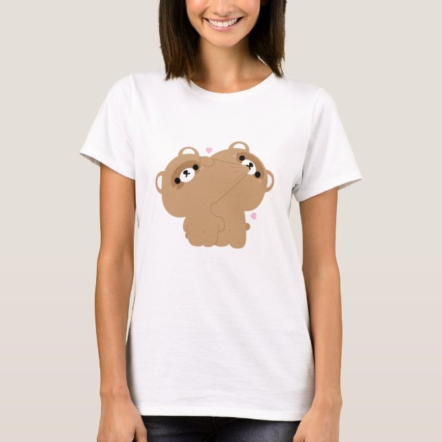 Beaver Couple T Shirt (Framsida)