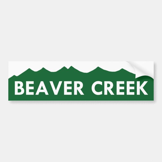 Beaver Creek Colorado bildekal (Framsidan)