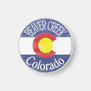 Beaver Creek Colorado cirklar flaggamagneten Magnet