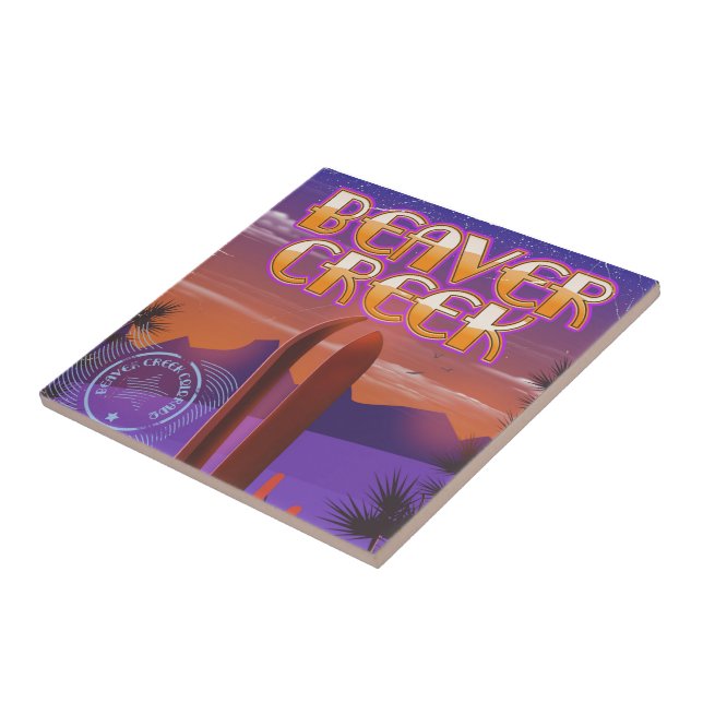 Beaver creek Colorado skidposter Kakelplatta (Sidan)