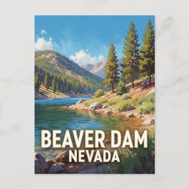 Beaver Dam State Park — Nevada Vykort (Framsida)