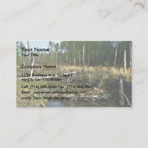 Beaver-damm Visitkort