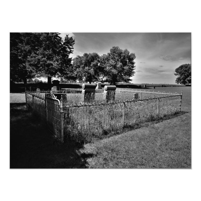 "Beaver Falls Cemetery" Photo Print Fototryck (Framsidan)
