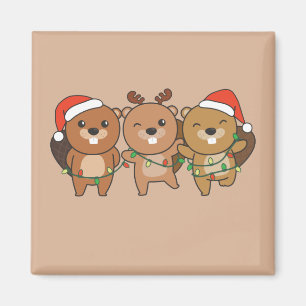 Beaver Jul Animals Cute Beaver Mag Magnet