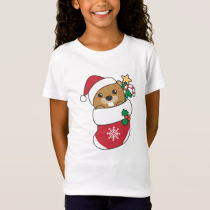 Beaver jul Snö Winter Animals Beaver T Shirt