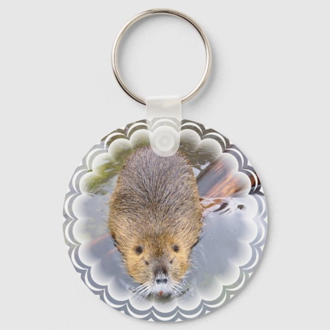 Beaver Keychain Nyckelring (Framsida)