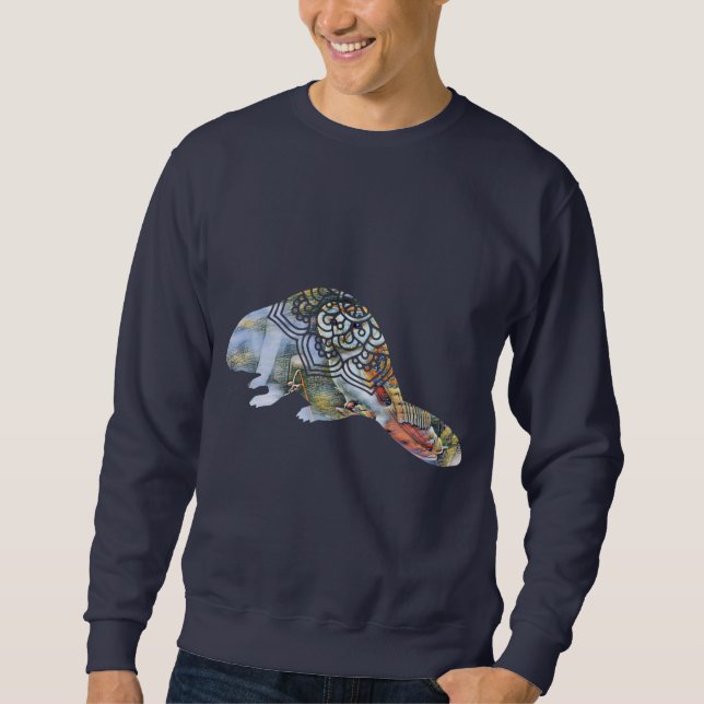 Beaver Lång Ärmad Tröja (Framsida)