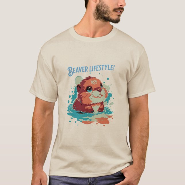 Beaver Lifestyle T-shirt (Framsida)