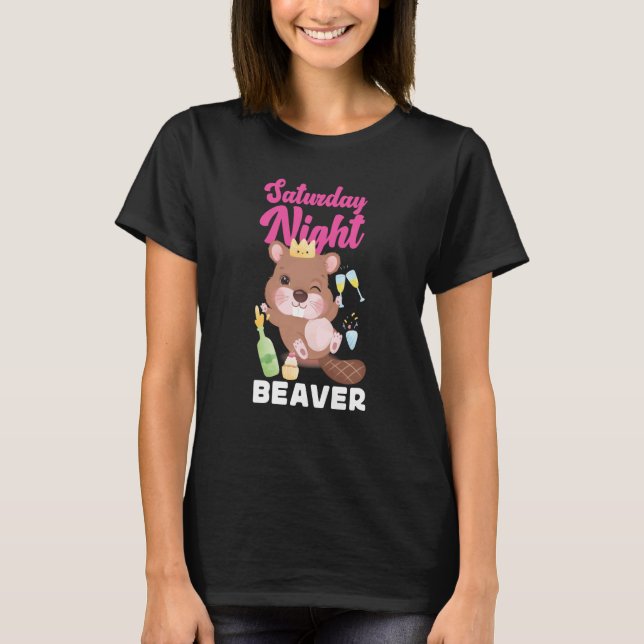 Beaver lördag kväll Beaver 1 T Shirt (Framsida)