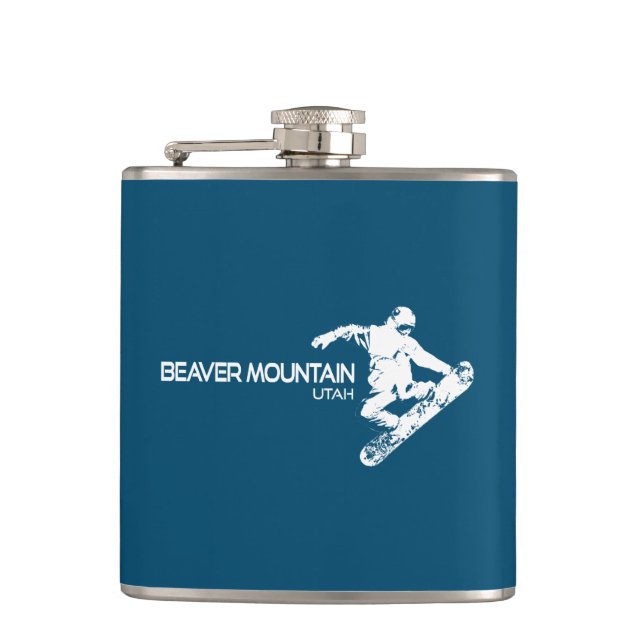 Beaver Mountain Resort Utah Snowboardare Fickplunta (Framsidan)