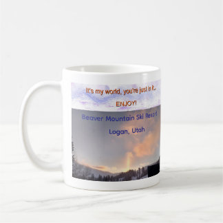 Beaver Mountain Ski Resort-mugg Kaffemugg