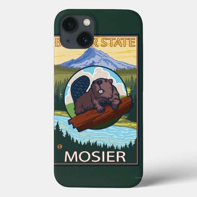 Beaver & Mt. Huva - Mosier, Oregon (Baksida)
