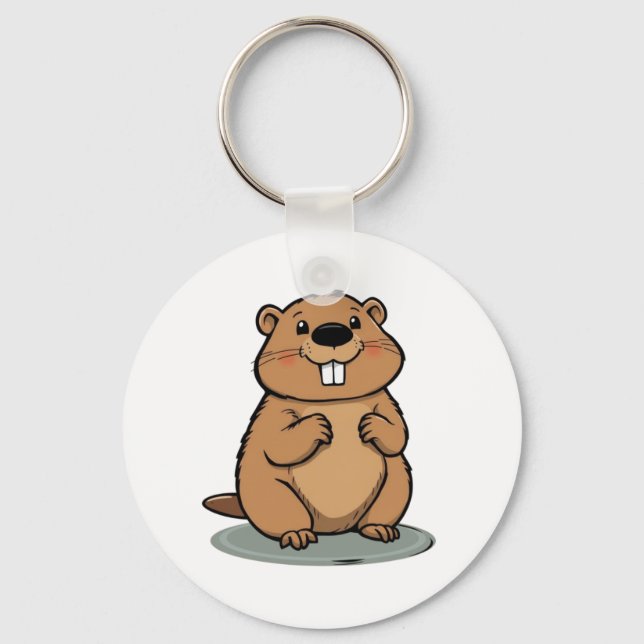 Beaver Nyckelring (Framsida)