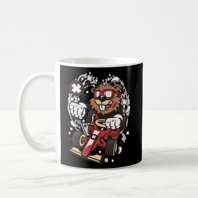 Beaver Racer Kaffemugg (Vänster)
