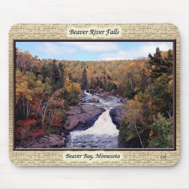 Beaver River Falls mousepad Musmatta (Framsidan)