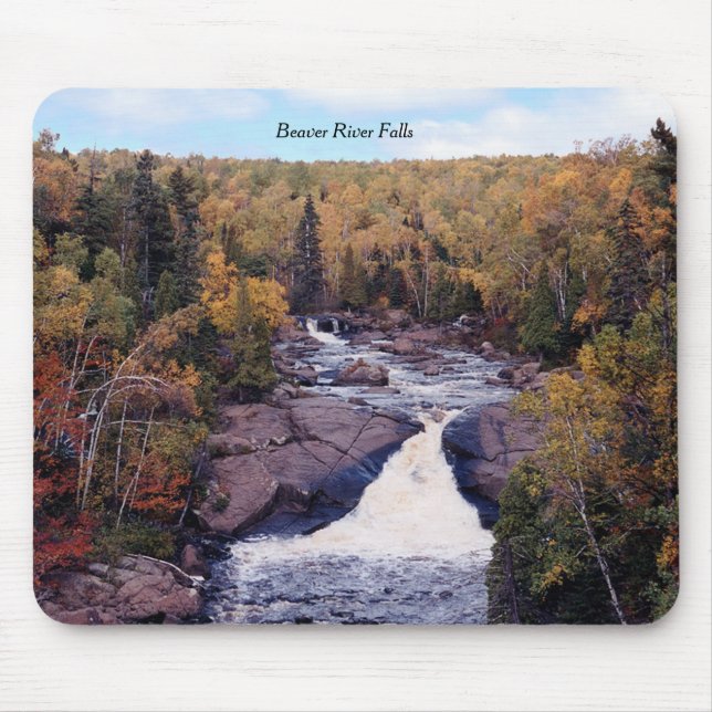 Beaver River Falls mousepad Musmatta (Framsidan)