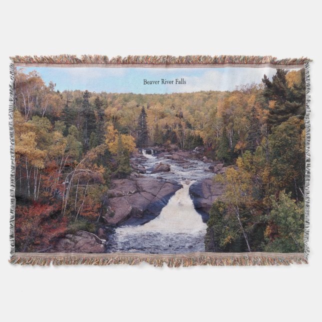 Beaver River Falls throw-filt Filt (Framsidan)