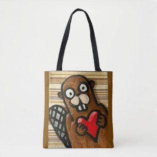 Beaver Shoulder Bag Tygkasse