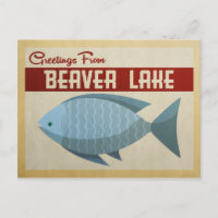 Beaver Sjö Blue Fish Vintage resor
