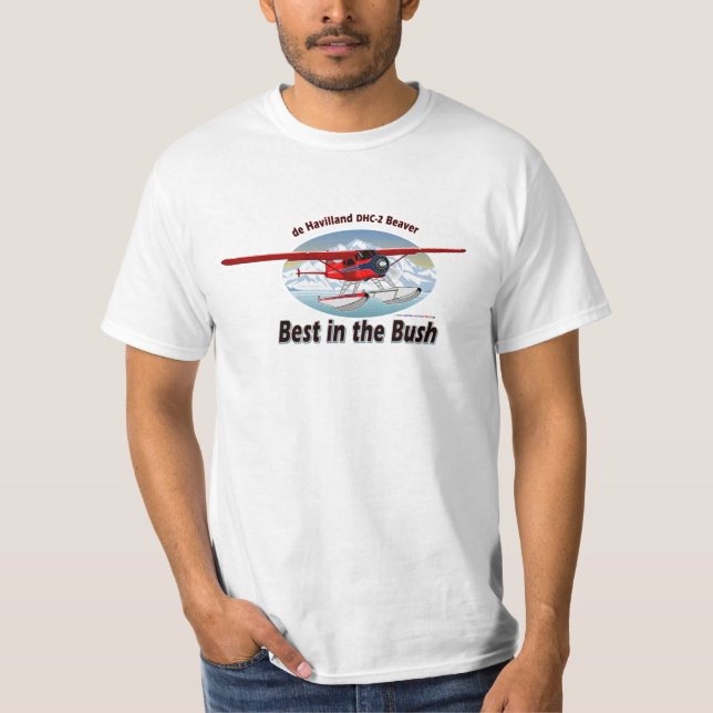 Beaver/som är bäst i Bush Tee Shirt (Framsida)