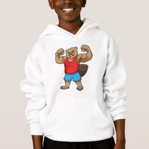 Beaver som BodyBuilder med stor Upper-arm T Shirt