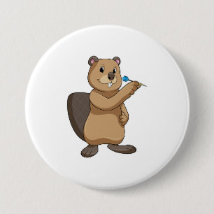 Beaver vid Darts med Dart Knapp