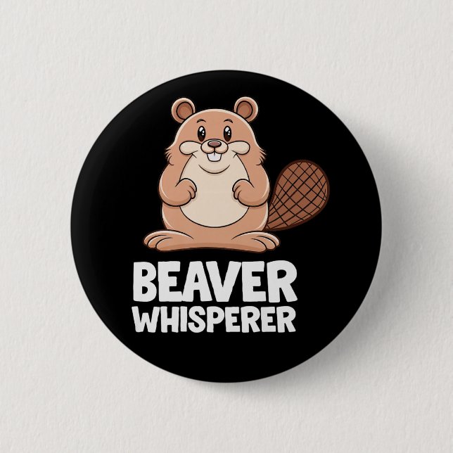 Beaver Whisperer Knapp (Framsida)