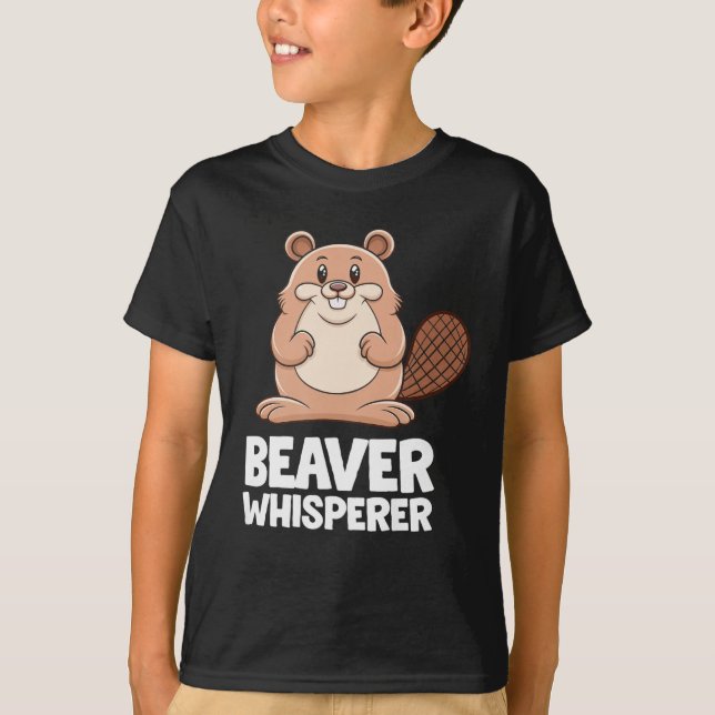 Beaver Whisperer T Shirt (Framsida)