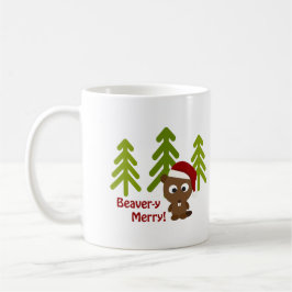 Beaver-y Merry! Jul Beaver Kaffemugg