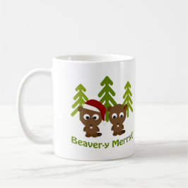 Beaver-y Merry! Jul Beavers Kaffemugg