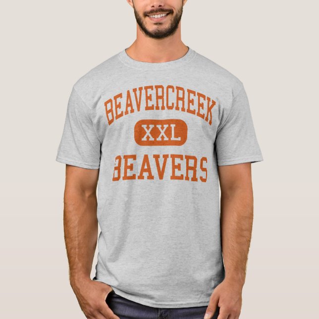Beavercreek - bäver - kick - Beavercreek Ohio T-shirt (Framsida)